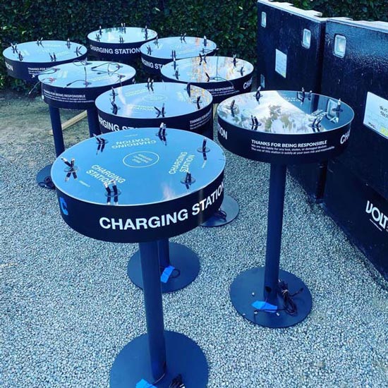 glass desktop chargers