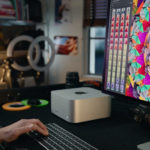 mac studio on desktop