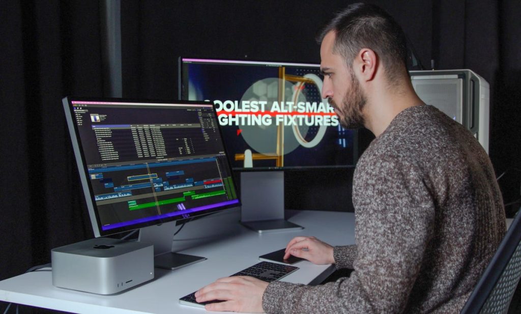 Editing unrendered footage on Final Cut Pro X with the Mac Studio felt smooth and responsive.