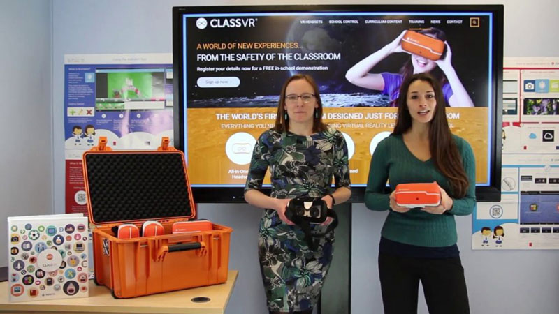 Class VR, virtual reality equipment for learning